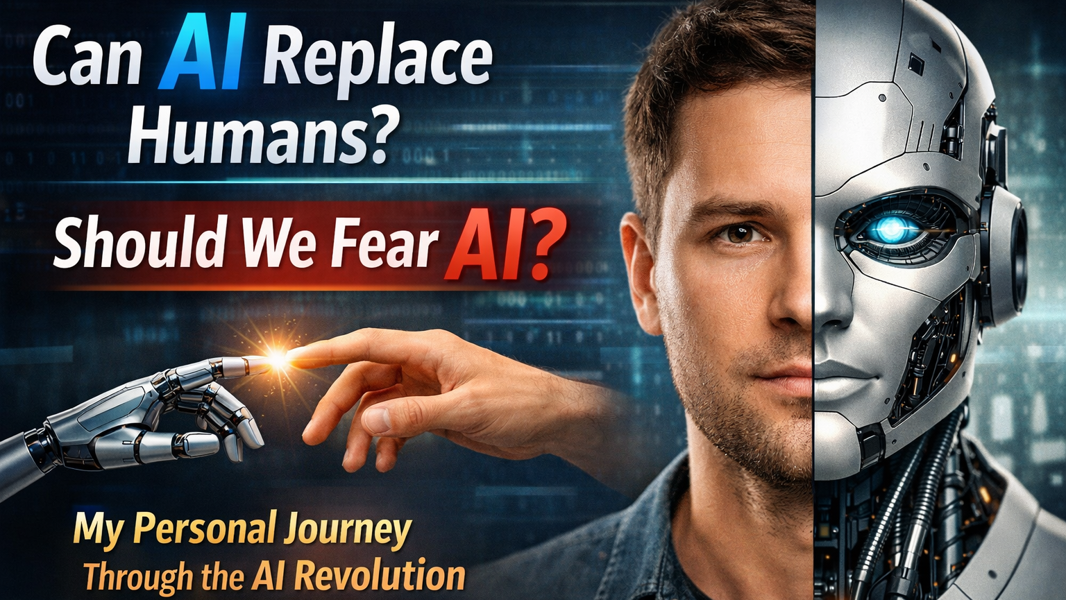 Can AI Replace Humans? Should We Fear AI? My Personal Journey Through the AI Revolution
